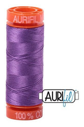 Aurifil Mako 50wt Cotton 200 m 220 yd. spool - 2540 Medium Lavender